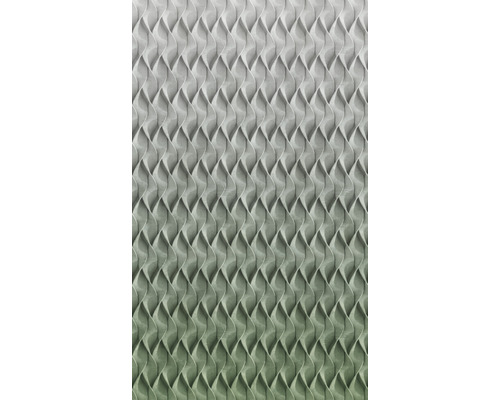 Fototapet MARBURG Smart Art Easy Graphic grå grön 3 delar 270x159cm 47252
