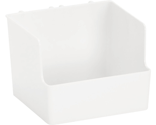 Hög box ELFA för förvaringsskena vit 475410