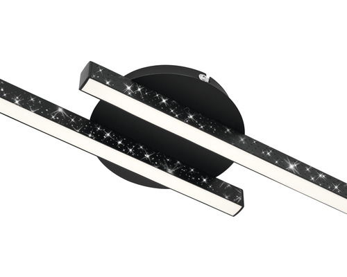 Modern taklampa med LED-strips och stjärnmönster