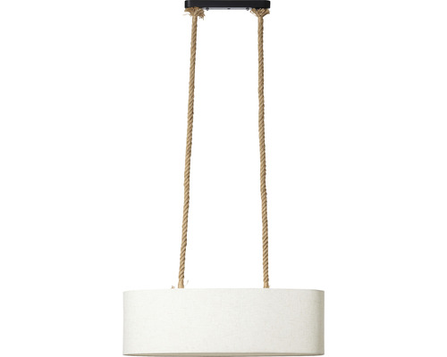 Taklampa med repupphängning och avlång skärm