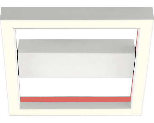 Taklampa med rektangulär ram