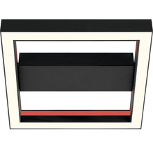 Rektangulär taklampa med LED-ram