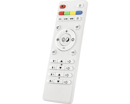 Vit fjärrkontroll för ljusstyrning