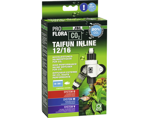 CO2-Diffusor JBL Proflora CO² Taifun Inline 12/16 CO2-Diffusor JBL Proflora CO² Taifun Inline 12/16