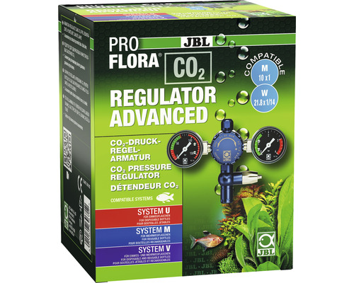 Tryckregulator JBL Proflora CO² Regulator Advanced med 2 manometrar Tryckregulator JBL Proflora CO² Regulator Advanced med 2 manometrar