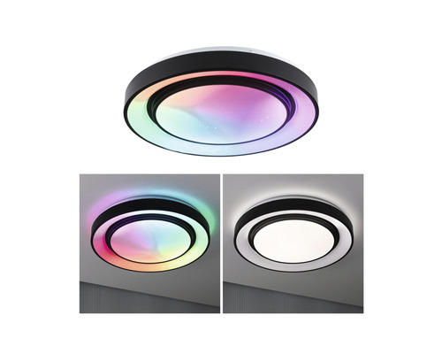 Rund taklampa med olika ljuseffekter