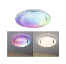 Plafond PAULMANN LED SpacyColor 24W 750lm RGB HxØ 710x375mm krom med fjärrkontroll + regnbågseffekt + Tunable White + nattljusfunktion-thumb-11