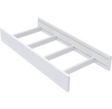 Vit limträsram med tre fack