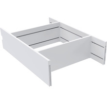 Vit låda med fack för förvaring