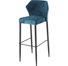 Barstol med fotstöd och vadderad sits