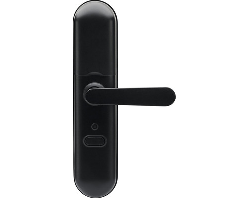 Svart digitalt dörrhandtag