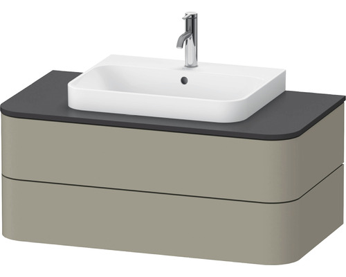 Tvättställsunderskåp DURAVIT Happy D.2 Plus stengrå sidenmatt utan konsol 100 cm Tvättställsunderskåp DURAVIT Happy D.2 Plus stengrå sidenmatt utan konsol 100 cm