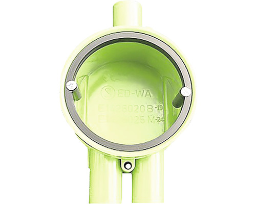 Apparatdosa SCHNEIDER ELECTRIC enkelgips låsfjäder grön 13mm 50-pack