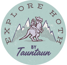 Fototapet KOMAR Star Wars Explore Hoth turkos Ø125cm DD1-034