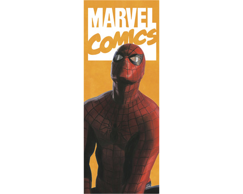 Fototapet KOMAR Spiderman Comic gul 2 delar 250x100cm IADX2-070
