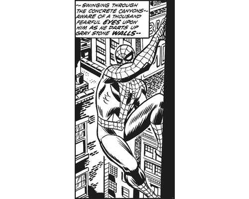 Fototapet KOMAR Spiderman Classic vit 2 delar 200x100cm IADX2-085