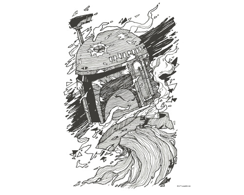 Poster KOMAR Star Wars Boba Fett Drawing 40x50cm