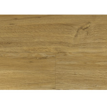 Närbild av ett laminatgolv med träutseende