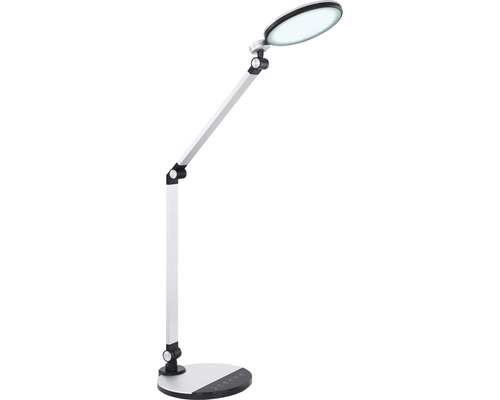 Justerbar LED-bordslampa med runt lamphuvud