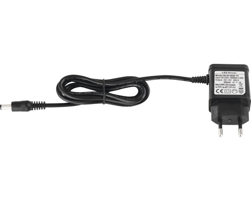 LED-transformator med kabel och kontakt