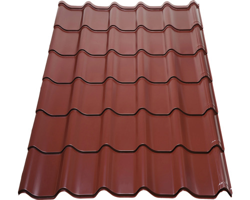 Takplåt av stål med vågprofil