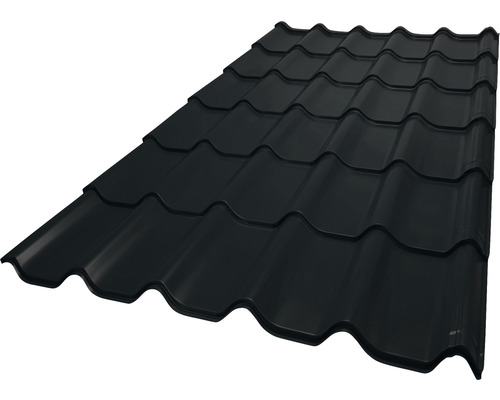 Takpanneplåt PRECIT svart 1460x1170x0,5 mm Takpanneplåt PRECIT svart 1460x1170x0,5 mm