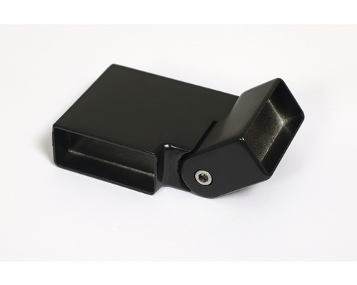 Justerbar fyrkantsrörkoppling för stängselkonstruktion