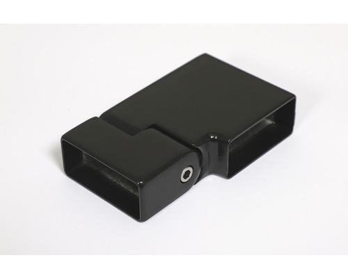 Rektangulär koppling för räcke