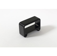 Svart rektangulär anslutning