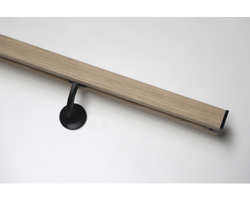 Träledstång med svart fäste