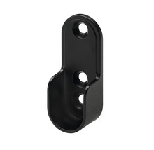 Klädstångshållare HETTICH Ø30mm 15mm svart 10-pack