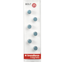 Whiteboardmagnet BOLT blå 6-pack