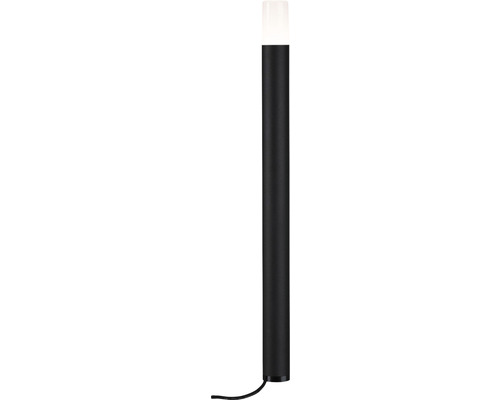 Golvlampa av metall med kabel