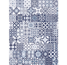 Mönster av olika plattor med geometriska och blommiga motiv