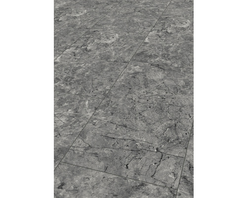 Provbit: Laminatgolv Toscano Grigio 8mm Lagda golvplattor med marmorlook