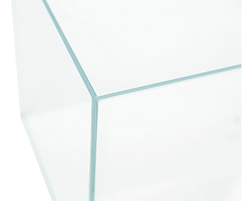 Detaljbild av ett glashörn