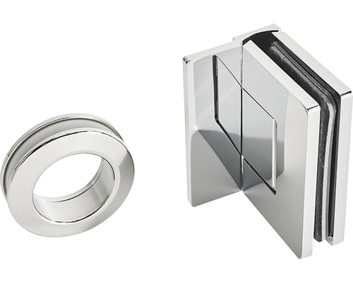 Duschkabinfäste och handtag av metall