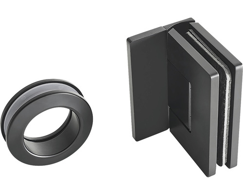 Duschkabinsbeslag och tätningsring av metall