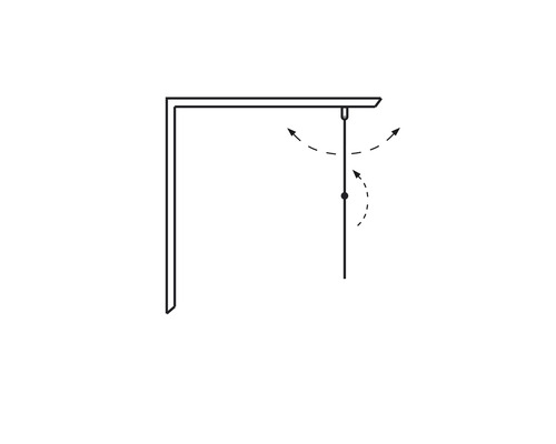 Symbol för en svängbar takkrok