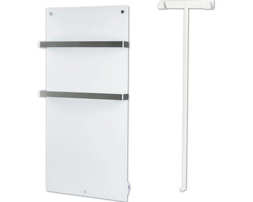 Handdukstork med två handdukshållare och stativ