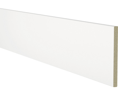 Dörromfattning EHL PROLIST 16x200x2440mm MDF kritvit S 0500-N Vit sockel av trämaterial