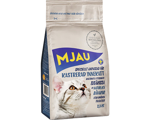 MJAUCat Food för kastrerade innekatter, 2,8 kg
