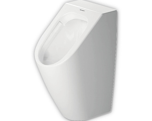 Vit urinal för väggmontage