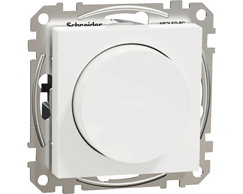 Vriddimmer SCHNEIDER ELECTRIC Exxact LED 370W 1-200VA infälld bakkantstyrd med skruvanslutning vit, 1360752