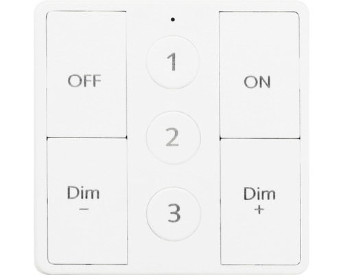 Fjärrkontroll med på av strömbrytare och dimmerfunktion