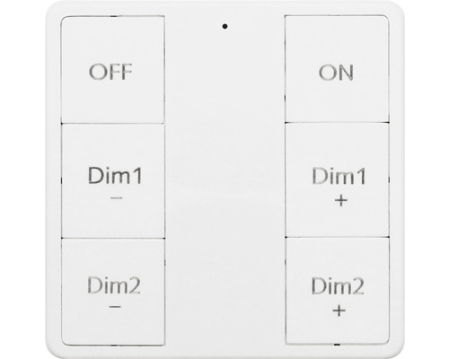 Brytare för ljusstyrning med funktioner för på, av och dimning