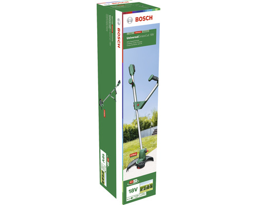 Förpackning för Bosch Universal GrassCut 18V batteritrimmer