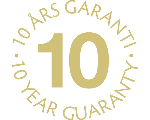 10 års garanti