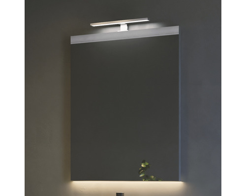 Spegel med belysning ARROW Victoria svart 60x75 cm LED 8879789