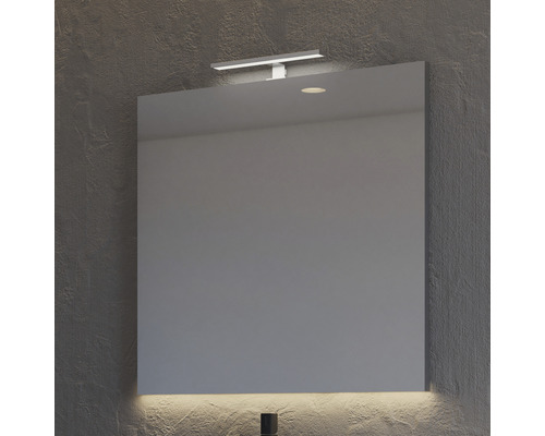 Spegel med belysning ARROW Victoria svart 80 cm LED 8879792